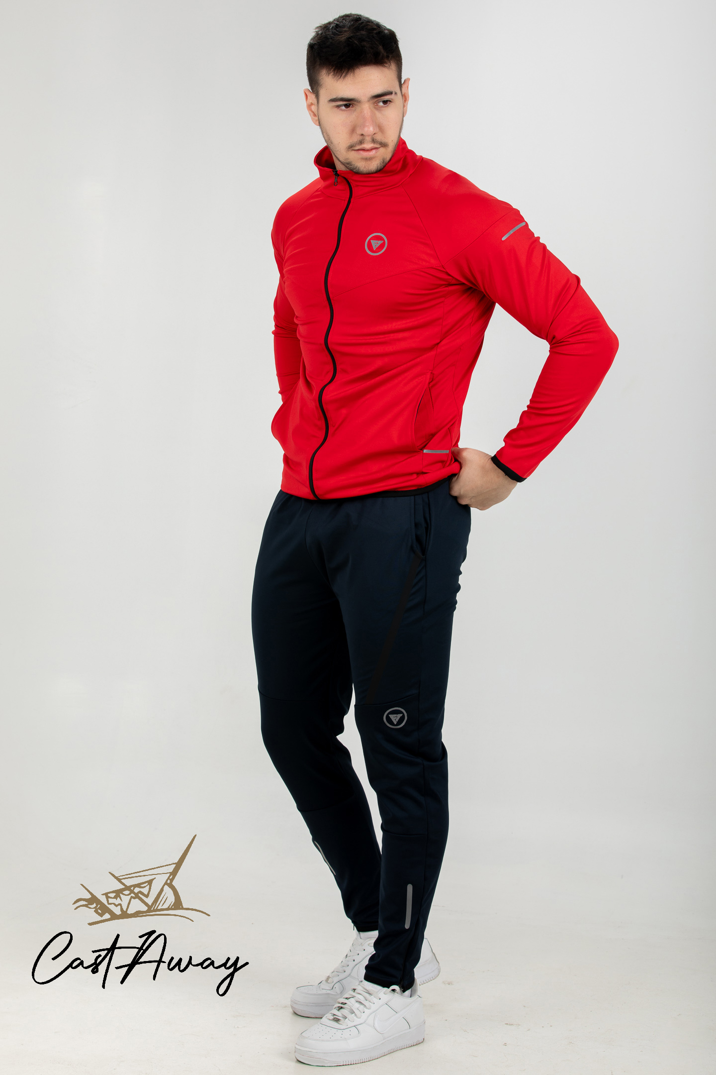 Muska Komplet Trenerka Crveno Teget