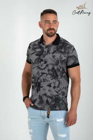 Muska Polo Majica Siva