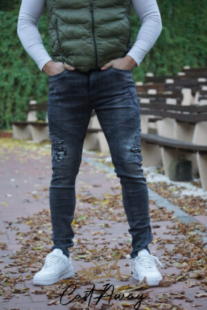 Muske Farmerke Sive Pocepane